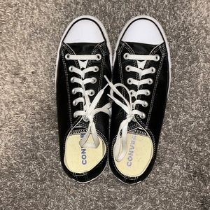 Leather converse